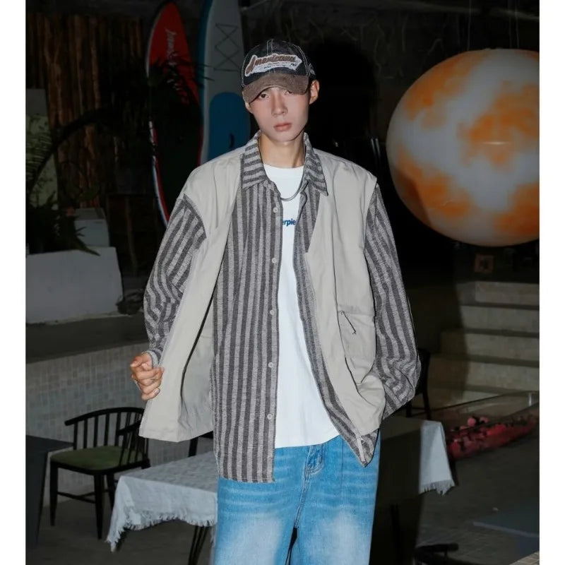 double-layer hoodie, fall/winter staple, vintage