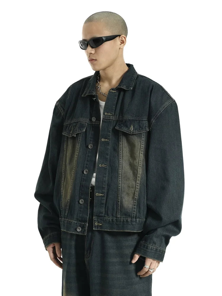 retro washed harajuku denim jacket and coat mens fashion hip hop jeans loose outerwear new casual streetwear baggy jackets mu - variant style c7871d for streetwear fashion