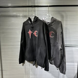 New Luxury 2023 Thug Club Washed Ripped Pullover Hoodies Hoody Hooded