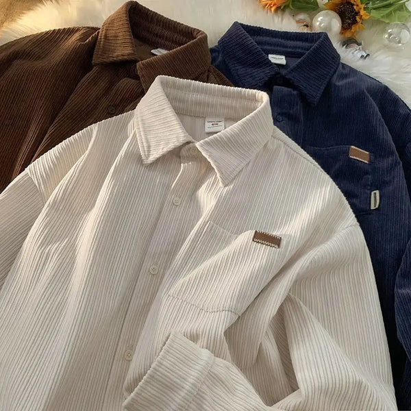 2023 Spring New Fashion Coat Shirt Men's Casual Long-sleeved Shirt Men's Boutique Clothing Simple Style Shirts For Men