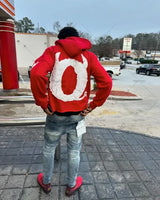 European And American Fashion Zipper Sweatshirt Men Y2K Trendy Letter