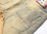 men fashion slim ripped jeans color block patchwork trend denim pants streetwear hip hop jeans trousers for male unique jeans style 478