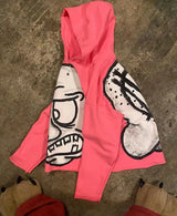 Y2K Womens Clothing Sweatshirt Long Sleeved Pullover Handdrawn Pattern
