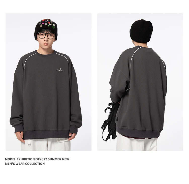 2025 Spring Autumn Sweatshirt Men Women Streetwear Fashion Loose Casua