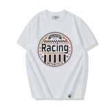 Skatercore Oversized shirt – Amekaji Vintage Mens T Shirt 2022 Spring Summer New Motorcyc