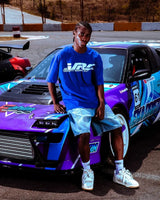 Trapwear Graphic tee – European And American New Racing Letter Printed Oversized Sh