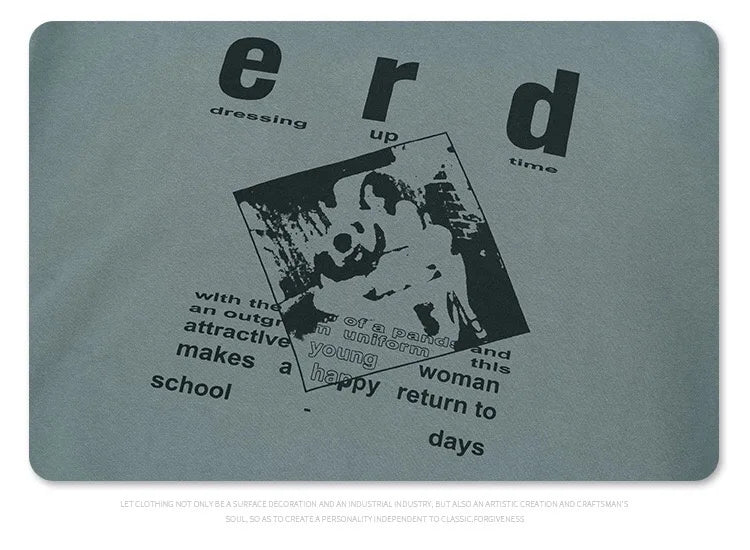 Urban Harajuku hoodie with oversized silhouette and anime elements