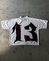 Y2k Aesthetic print tee – Y2K Summer American Street Dark Style Anime Cartoon Print Ov