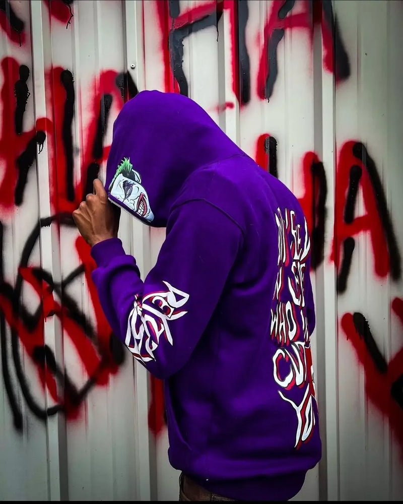 Vaporwave Drop – Harajuku Tracksuit Men Clown Print Hoodies Sweatshirt Oversi – Streetwear Fashion for Men & Women