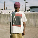 sadcore streetwear top featuring summer vintage retro letter print high street loose casual cotton t shirt tops