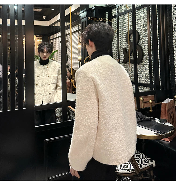 leather varsity coat, fall fit essential - trendy urban streetwear fashion for men and women