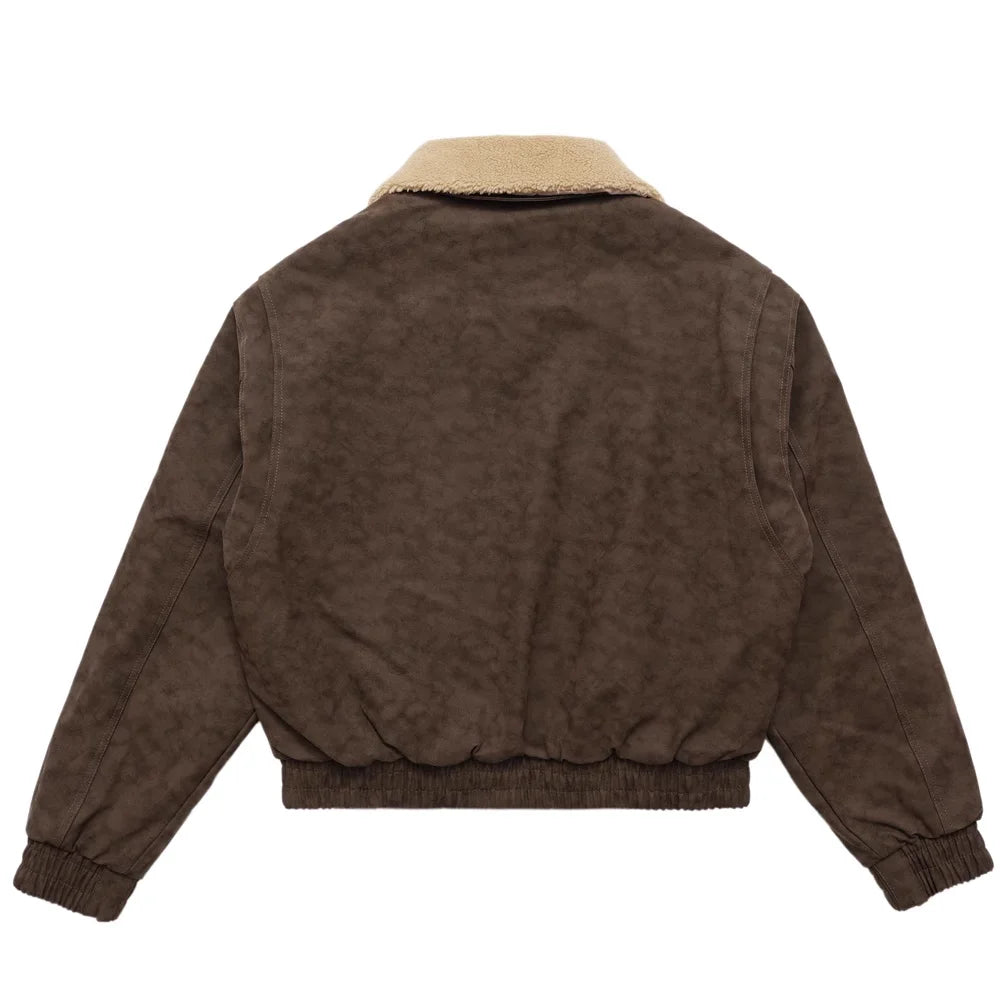 2023 Winter Vintage Casual PU Leather Jacket Men's Streetwear Hip Hop Parka Oversized Harajuku Loose Parkas Thick Warm Coats