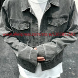 print everyday oversized streetwear premium high design material urban hip quality graphic casual 140d61 hop fall-new-american-heavyweight-vintage-mens-denim-jacket-high-quality-tops-oversize-fashionable-and-versatile-clothing-collar style unisex image fit essential fashion style - wear streetwear design ID 9fe78