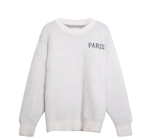 grunge knit pullover for fall and winter, oversized aesthetic with urban style, mens fashion layer for modern streetwear coll