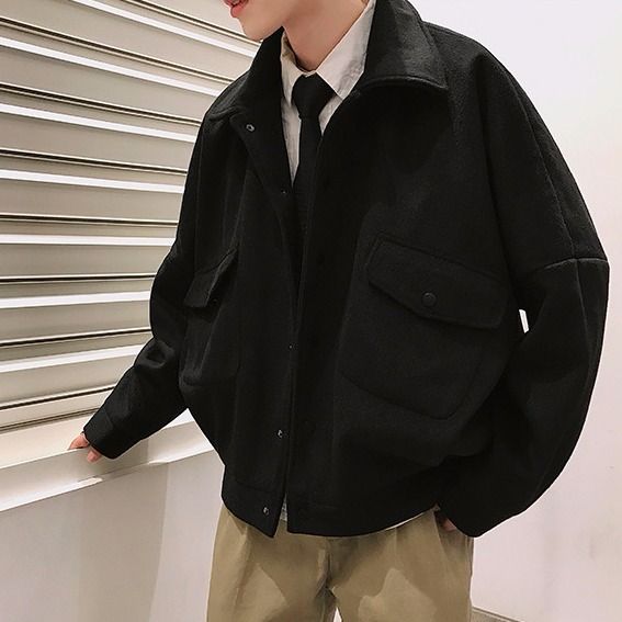 zip-up minimalist jacket, cold-season outfit - must-have street style essential for fashion lovers
