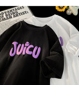Y2k Melting smiley – Harajuku Street Foaming Printing T Shirt Men Round Neck Shor