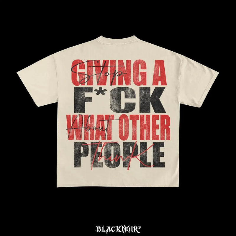 Skatecore Streetwear Tee – Tag Font Graphic with Flame Accent