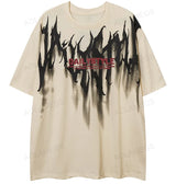 Y2k Chrome logo – Men Short Sleeve T Shirts Thorn Letter Print Tshirt High Str