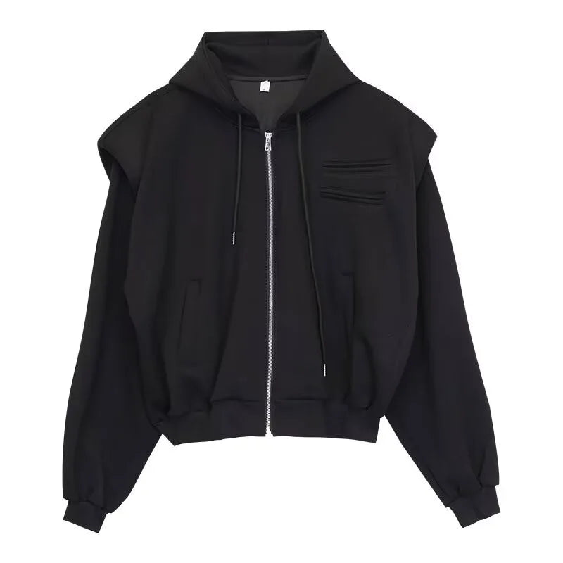 checkered varsity coat, layered streetwear look, trendy