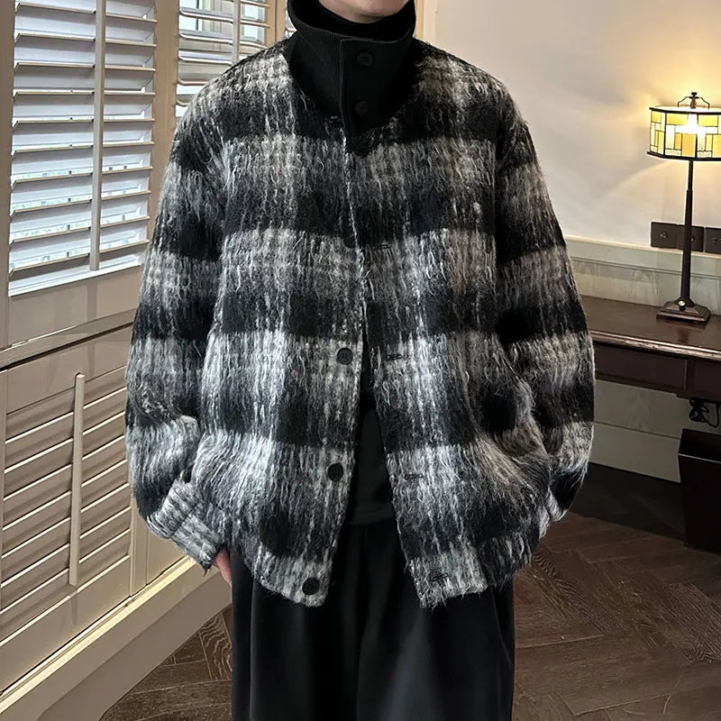 zip-up minimalist jacket, cold-season outfit - aesthetic hip hop inspired casual wear