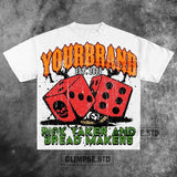 Skatecore Streetwear Tee – Tag Font Graphic with Flame Accent