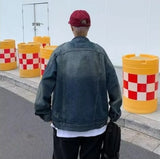grunge street bomber, modern fit for men, oversized fit
