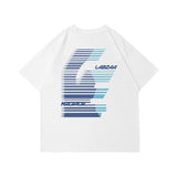 Y2k Chrome print – Summer Creative Letter Printed T Shirts For Men High Street