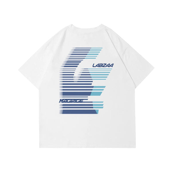 Y2k Chrome print – Summer Creative Letter Printed T Shirts For Men High Street
