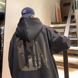 City Boy Oversized Hoodie Sweatshirt Men American High Street Hoodies Funny Streetwear Hip Hop Hoody Mens 2025 Autumn Tracksuit
