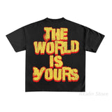 Y2K Manga Panel T-Shirt – Cry Scene Blur with Pastel Drip