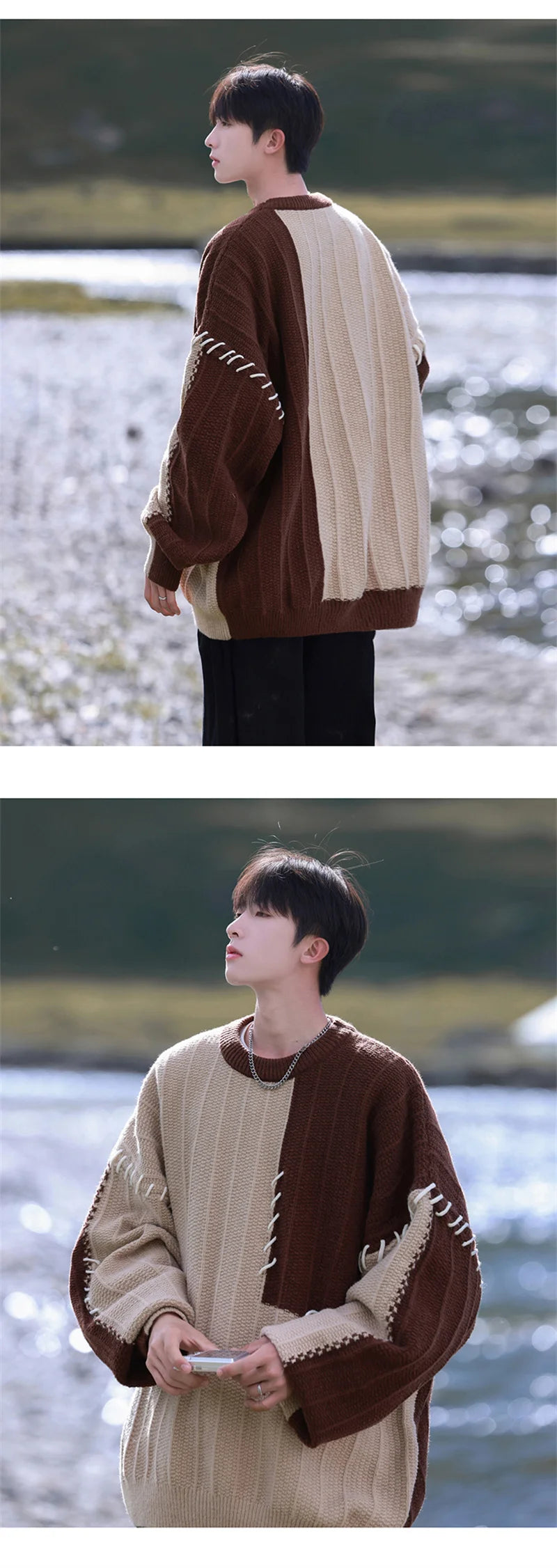 grunge knit sweater, fall winter drip, aesthetic soft knit grunge sweater for cozy streetwear
