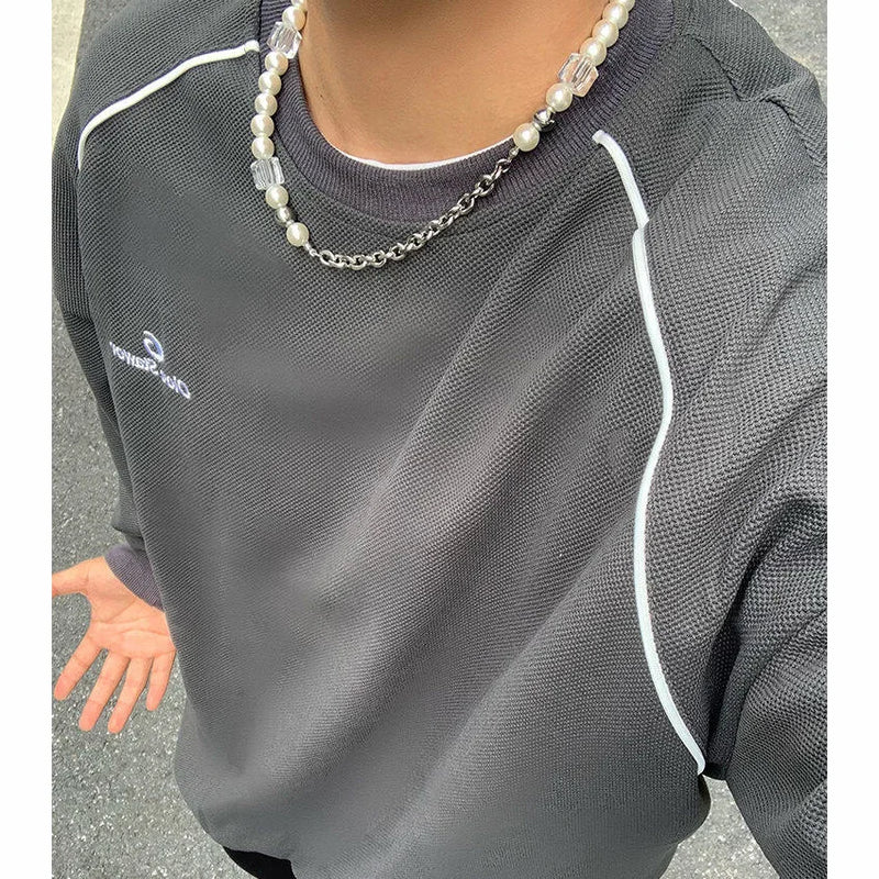 2025 Spring Autumn Sweatshirt Men Women Streetwear Fashion Loose Casua
