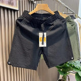 Korean fashion Cargo Shorts Men's Summer Fashion Brand Loose Japan fashion Casual Straight Wide-Leg American Sports Shorts
