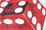 Summer Vintage Retro Dice Printing High-Street Casual Loose T-Shirt Tops