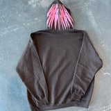 y2k long sleeved pullover hoodie sweatshirt jacket personalized printed pattern streetwear school outfit hip-hop punk