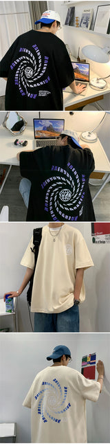 Harajuku Graphic tee – Goth Letter Printed T Shirt Hombre Hip Hop Fashion Crewneck