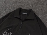 New Men Undercover Embroidery Parka noctilucent Track Zipper Casual Mess Windbreaker Hoody Trench Jackets Coat size 2 3 4 5 R089