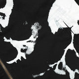 skulls printed harajuku denim jacket and coat mens fashion hip hop full zipper outerwear casual loose streetwear jeans jacket - variant style 99431b for streetwear fashion