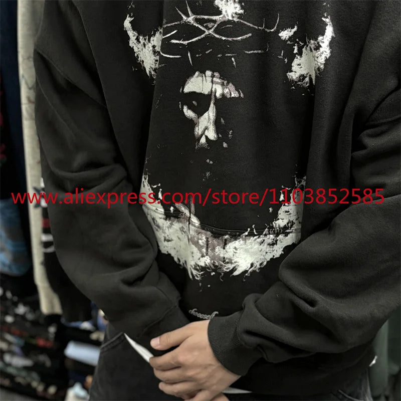 2024 American Vintage Heavy Weight Oversize Long Sleeve Hoodie High St