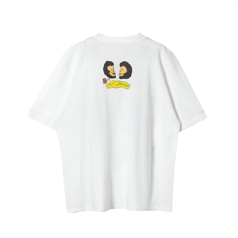 Summer 24ss Cartoon print casual loose round neck pullover short sleeved T-shirt Tops For Men
