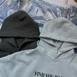 Reaper hoodie with shadowy death-inspired artwork
