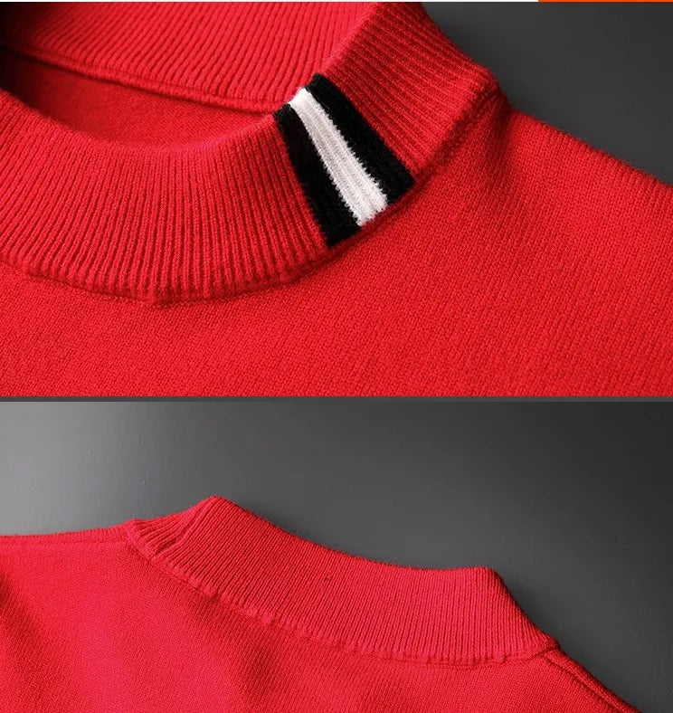 leather varsity streetwear knit with bold stitching, fall/winter pullover for urban outfits, men’s streetwear clothing piece 