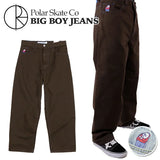 polar big boy jeans embroidery y2k pants retro blue hip hop cartoon streetwear baggy jeans mens womens high waist wide trouser unique jeans style 1654