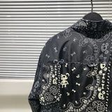 New fluorescent Luxury Men West Coast CRIPS Cashew Shirt Coats & Jackets / Down Coats Cotton Warm Winter Oversize Thin #A586