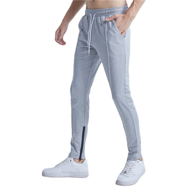 rainbowtouches new thin casual pants men fashion slim fit solid color brand trousers sweatpants elastic men workout pant casual joggers
