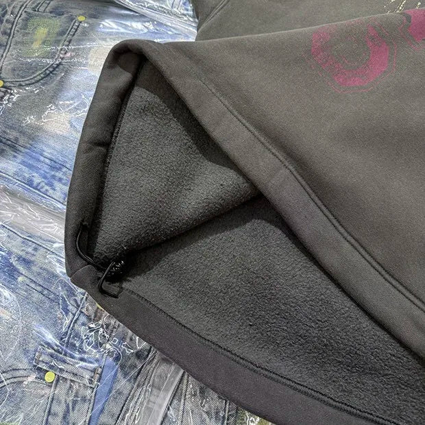 Tactical streetwear hoodie with dystopian sci-fi influence