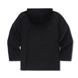 Fleece bomber parka hooded oversized graffiti