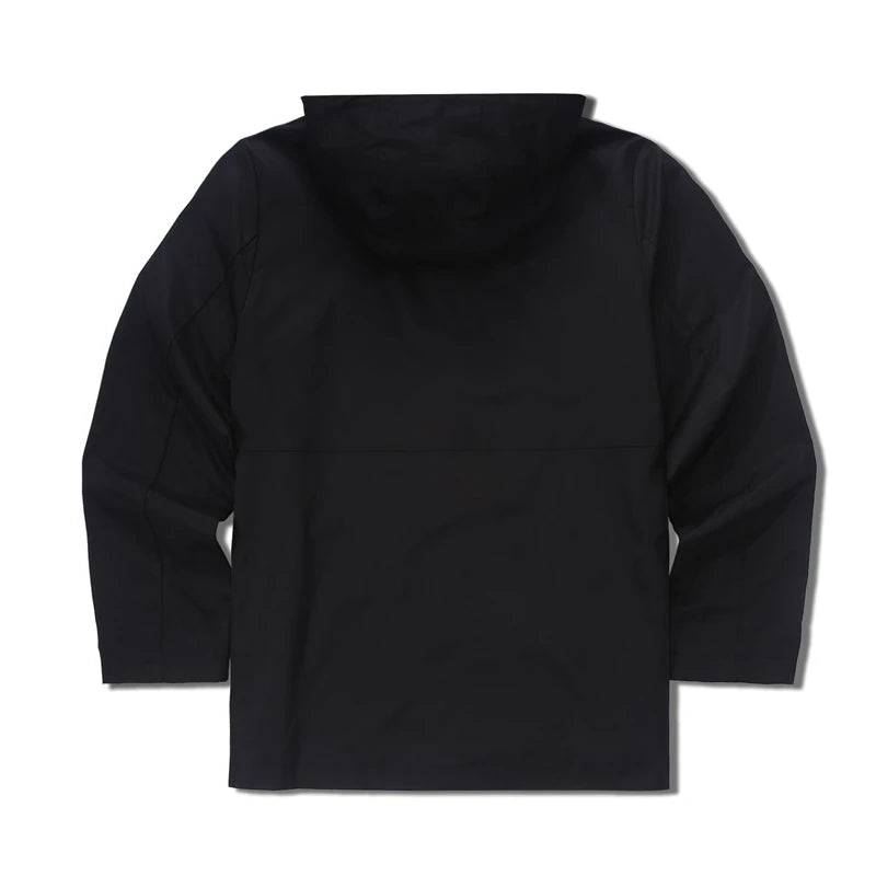 Fleece bomber parka hooded oversized graffiti