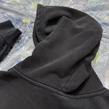 Luxury streetwear hoodie with gold chain graphic