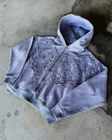 American Trend Y2K Streetwear Jacket Gothic Punk Embroidered Zipper Ho